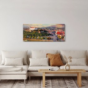 Tablou - Panorama bratislavei, Slovacia (120x50 cm)
