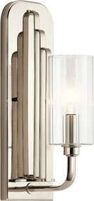 Quintiesse QN-KIMROSE1-PN -Aplică de perete KIMROSE 1xE14/40W/230V crom lucios