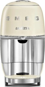 Espressor cu capsule SMEG Lavazza A Modo Mio LM200, 1250 W, 10 bar, 0,9 l, Incalzire rapida, Crem
