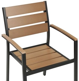 Set mobilier de grădină Valero (lemn deschis) . 1076389