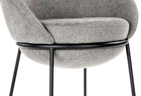 Scaun tapitat K482 gri