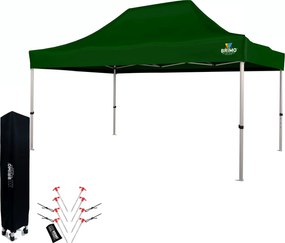 Cort de petrecere pentru grădină 3x4,5 m: Colțul dumneavoastră pentru relaxare și petreceri - fără pereți - Verde