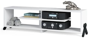 Set de mobilier VIK Alb Mat - DULAP Radio TV/ PENTRU PENTRU TV + MASĂ / BANCĂ + BIBLIOTECĂ | SET DE MOBILIER CAMERA DE ZI