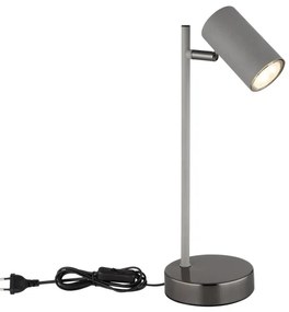 Lampă de masă Globo 57911TS ROBBY 1xGU10/5W/230V gri/antracit