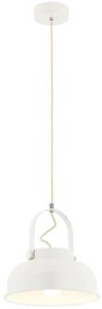 Lustră pe cablu DAKOTA 1xE27/15W/230V alb Argon 8284