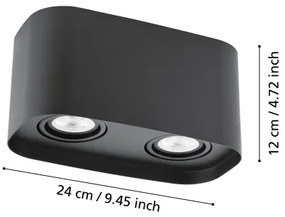 Spot LED RGBW dimabil CAMINALES-Z 2xGU10/5W/230V Eglo 99674