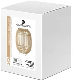 Veioză cu abajur din ratan (înălțime 30,5 cm) Natural Way – Casa Selección