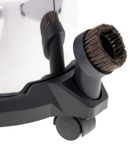 Aspirator industrial Camry CR 7045, 3400W, 20 kPa, Uscat si umed, 4 filtre, 25L, Inox/Rosu