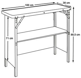 Tejghea de bar pliabil, portabil