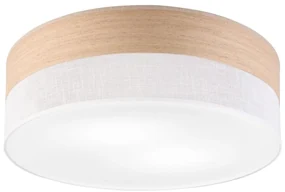 Plafonieră SIRJA WOOD 2xE27/15W/230V d. 45 cm alb/stejar