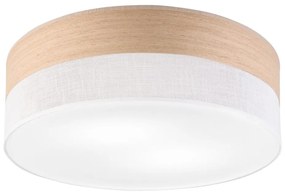 Plafonieră SIRJA WOOD 2xE27/15W/230V d. 45 cm alb/stejar