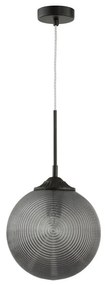 Lustra / Pendul design modern Athena negru/fumuriu NVL-9191210