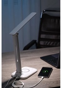 Immax 09107L - Lampă de birou LED dimabilă cu încărcare wireless QI LUMI LED/7W/230V albă