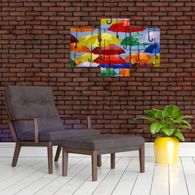 Tablou - Umbrele colorate (90x60 cm)