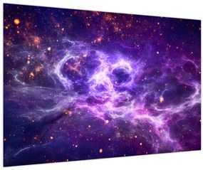 Tablou - Universul violet (90x60 cm)