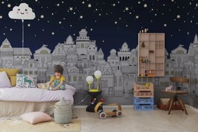 Fototapet, Star Town, Night, Rebel Walls
