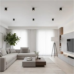 Spot OH12 1xGX53/35W/230V, 9,6 cm, negru