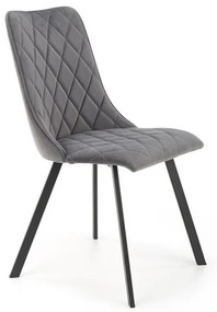 Scaun K450 velvet gri