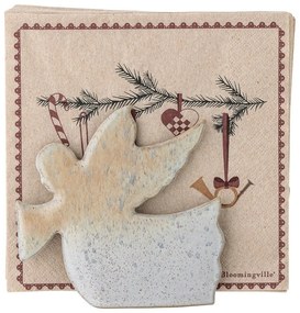 Suport pentru șervețele din gresie ceramică Cherub – Bloomingville