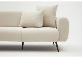 Colțar în formă de L PISA, crem, cu orientare pe stânga