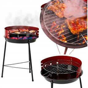 ShopJK GRĂTAR DE GRĂDINĂ ROTUND BBQ5276