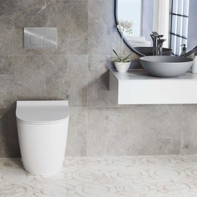 Cadru Set incastrat pentru vas WC cu buton F Crom