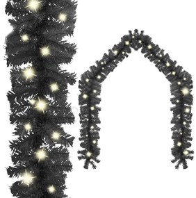 Ghirlanda de Craciun cu lumini LED, negru, 20 m 1, Negru, 20 m