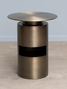 Masuta laterala, din metal, antique gold Shifumi