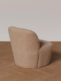 Fotoliu bej, stofa boucle, Birman