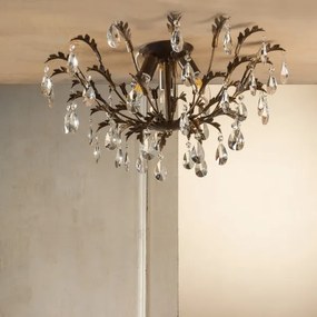 ONLI - Plafonieră TERESA 3xE14/6W/230V bronz