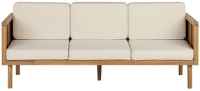 Set mobilier de grădină Blas (lemn deschis de salcâm + crem). 1077937