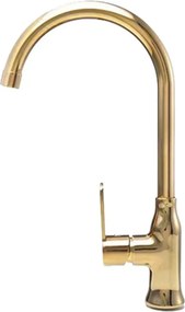 Baterie bucatarie Alveus Slim Monarch monocomanda finisaj bronz