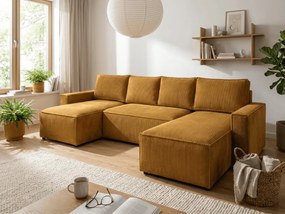 OFERTA Set canapea in forma de U SMART COSARO 295x140 cm II. calitate