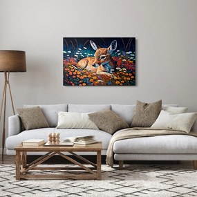 Tablou - Cerb pictat (90x60 cm)