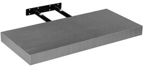 Raft de perete stilist Volato, 80 cm, argintiu