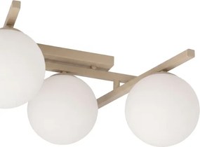 Plafonieră SMART 5xE14/10W/230V bej/alb