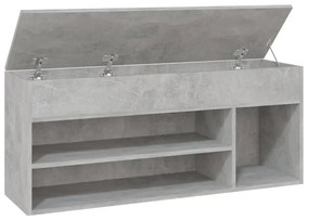 Bancheta pantofar, gri beton, 105x30x45 cm, PAL Gri beton, 1, 1, 1