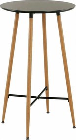 Masa bar IMAM, negru/stejar, 60x102 cm