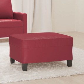 349359 vidaXL Taburet, roșu vin, 70x55x41 cm, piele ecologică