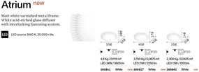 Plafoniera LED moderna Atrium pl d35
