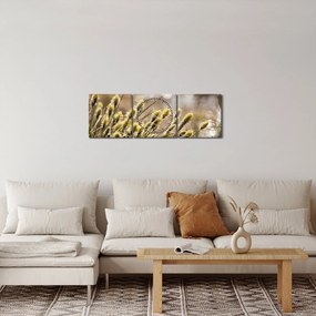 Tablou - Verde (cu ceas) (90x30 cm)