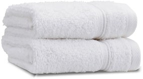 Prosoape albe 2 buc. din bumbac din frotir 30x30 cm Zero Twist – Catherine Lansfield