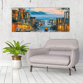 Tablou - Telecabină, San Francisco (120x50 cm)