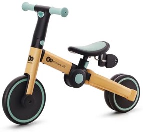 Tricicletă 3 în 1 pentru copii KINDERKRAFT 4TRIKE galben/verde-mentă