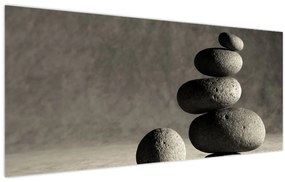 Tablou - Pietre gri (120x50 cm)
