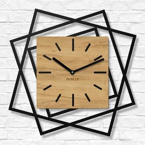DUBLEZ | Ceas de perete din lemn 3D - Frames