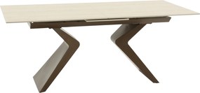 Masă extensibilă ceramică Miro CORTEN, 180 cm/90 cm