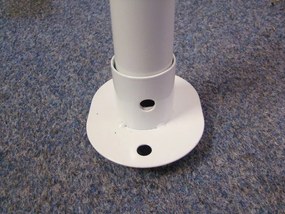 Cort de grădină mare alb 5×10 m - impermeabil, închidere