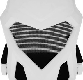 Scaun de birou / joc, negru / alb, YOKO