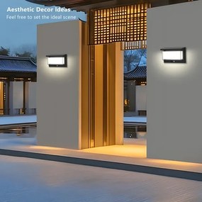 Aplică LED solară cu senzor SUN LUME LED/10W/3,7V 4000 mAh IP44